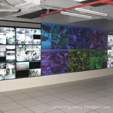 46-inch LCD Advertising Video Wall with Full HD, 5.3mm Bezel and LED Backlight